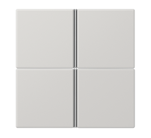 Набор клавиш для сенсорного модуля KNX, 4-ной, светло-серый  LS404TSALG  Jung