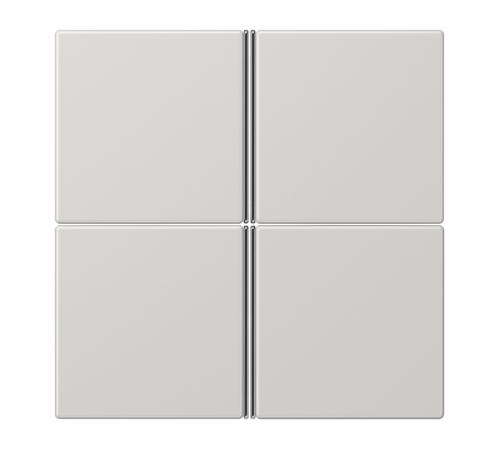 Набор клавиш для сенсорного модуля KNX, 4-ной, светло-серый  LS404TSALG  Jung