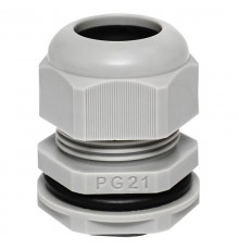 Сальник PG21 IP54 (2 шт) d отв. 28 мм / d провод. 13-18 мм PROxima  plc-pg-21-2-r  EKF