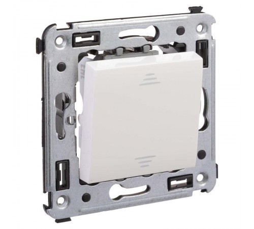 Переключатель одноклавишный в стену, "Avanti", "Белое облако"  4400113  DKC