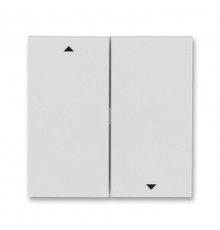 ABB Levit Серый / белый Сменная панель на клавишу для выключателя жалюзи Серый  ND3559H-A447/1 16  2CHH594471A8016  ABB
