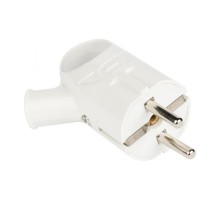 Вилка с кольцом с/з бел. 16А 250В EKF PROxima  AVK16-10  EKF