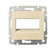 Valena Сл. кость Выключатель без фиксации с подсветкой с держателем этикетки 10A 12В  774117  Legrand