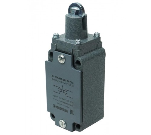 ВП 15К-21А-221-54 У2.8, толкатель с роликом, прямого действия, IP54, выключатель путевой (ЭТ)  ET512530  Электротехник