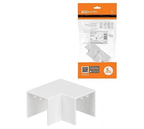 Поворот на 90 гр. КМП 25х25 (4 шт./комп.)  SQ0411-0138  TDM