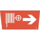 Пиктограмма (наклейка) "Пож. кран/стрелка направо" ССА 5043  LPC10-1-31-28-PKNAPR  IEK