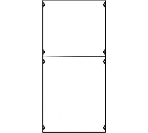 Панель с защитым пластроном и дин-рейкой  2B3A  ABB