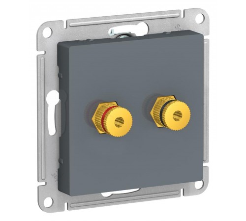 AtlasDesign Грифель АудиоРозетка двухместная  ATN000787  SE