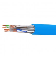 Кабель витая пара кат. 6 экранированный F/UTP, 4 пары, нг(А)-LSLTx, цветвнешней оболочки синий катушка 305 м  RN6FUK03BL  DKC