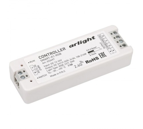 Контроллер SMART-K1-RGB (12-24V, 3x3A)  022497  Arlight