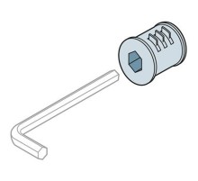 Цилиндр под шестигранный ключ(без ключа)1STQ008121A0000  ABB