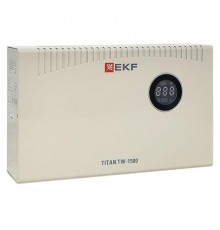 Стабилизатор напряжения электронный с возможностью настенного монтажа TITAN -TW-1500  stab-TW-1500 EKF