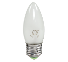 Лампа накаливания ЛОН свеча B35 40Вт 230В E27 матов 380Лм  4607177995083  ASD