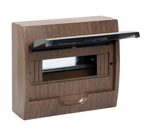 Щит распределительный навесной ЩРН-П-10 темное дерево IP41 EKF PROxima  pb40-n-10-dark  EKF