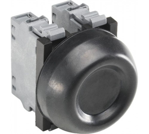 Кнопка KP6-40B черная с резиновым колпачком IP66 с монтажной кол одкой  1SFA616105R4006  ABB