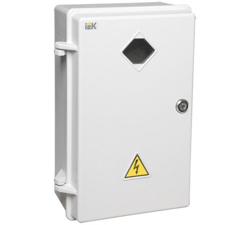 Корпус полиэстерный учетный ЩУ 1/1 УхЛ1 IP54 (ВхШхГ) 430х270х160мм KREPTA 7  MKP50-N-01-54  IEK