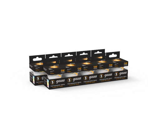 Лампа светодиодная LED 5Вт GU5.3-dim 220В 3000К MR16 диммируемая  101505105-D  Gauss