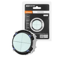 Выключатель 4-кл. 16А 250В проходной кнопочный механизм фисташковый, "Байкал"   SQ1819-0129  TDM