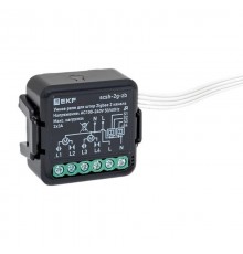 Умное реле для штор в подрозетник 2-канальное Zigbee EKF Connect Select  scsh-2g-zb  EKF