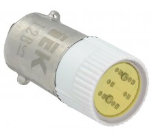 Лампа сменная  желтая матрица/12В    BMS10-012-K05  IEK