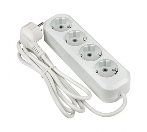 Удлинитель "Эксперт"  4 гнезда 2 метра 16А/3,5кВт с заземлением ПВС 3х1 EKF PROxima  UBA16-310-4-02  EKF