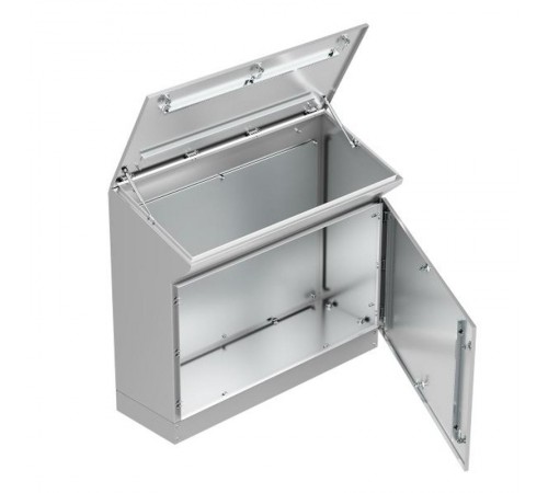 Пульт управления напольный "Inox" AISI304 TP12 IP55 (960х1200х400)mb-inox-96-120-40EKF