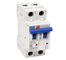 Выключатель автоматический двухполюсный OptiDin BM63-2C25-10-УХЛ3  262594  КЭАЗ