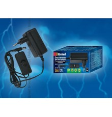 Блок питания для светодиодов с вилкой UET-VPA-036A20 36 Вт, 12В, IP20  06315  Uniel