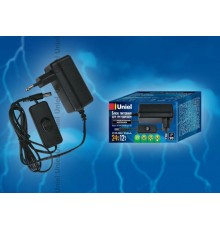 Блок питания для светодиодов с вилкой UET-VPA-024A20 24 Вт, 12В, IP20  06314  Uniel