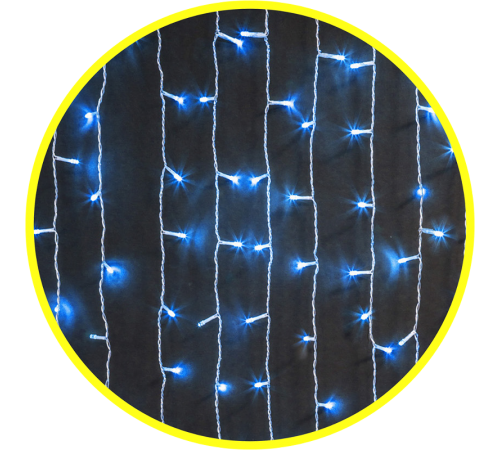 Гирлянда световая  NGF-C01-357B-8-2x1.5m-230-TR-IP20  61866  Navigator