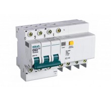 Выключатель автоматический дифференциального тока со встроенной защитой от сверхтоков ДИФ-101 3P+N 63А 100мА AC С  15226DEK  DEKraft