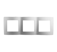 Рамка на 3 поста 12-5003-03  ,  алюминий  Б0014763  ЭРА