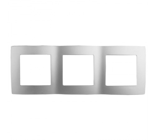 Рамка на 3 поста 12-5003-03  ,  алюминий  Б0014763  ЭРА