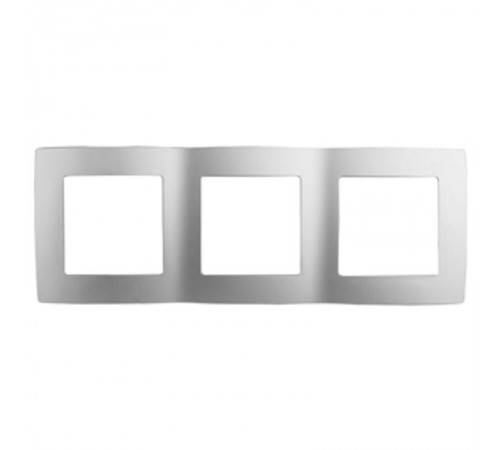 Рамка на 3 поста 12-5003-03  ,  алюминий  Б0014763  ЭРА