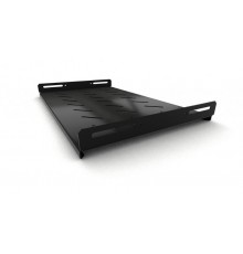 Полка стационарная TSH3L-300-RAL9004,гл.300мм,с бок.креп.,нагр.до 20 кг,д.шк.сер.TTB,TTBR,TTC2,TWB,TWM,TWFS,485х300мм ,черн.  397120  Hyperline