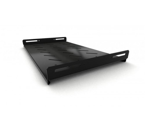 Полка стационарная TSH3L-300-RAL9004,гл.300мм,с бок.креп.,нагр.до 20 кг,д.шк.сер.TTB,TTBR,TTC2,TWB,TWM,TWFS,485х300мм ,черн.  397120  Hyperline