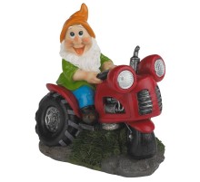 Cветильник садовый декоративный SL-RSN21-GCAR на солнечной батарее, полистоун, цветной, 21 см  Б0018805  ЭРА