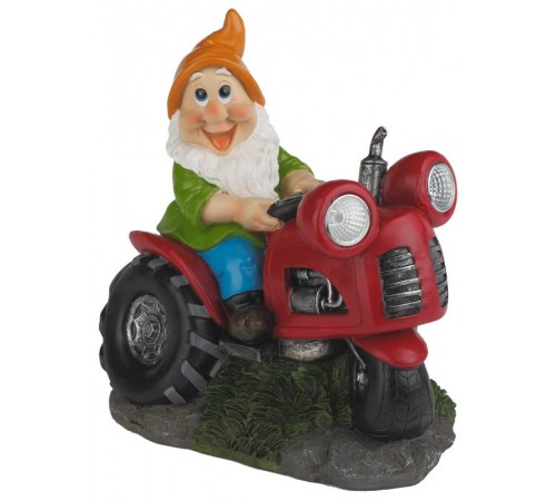 Cветильник садовый декоративный SL-RSN21-GCAR на солнечной батарее, полистоун, цветной, 21 см  Б0018805  ЭРА