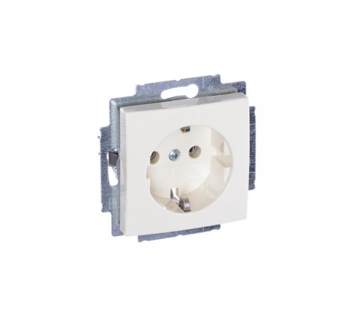 ABB Basic 55 Сл. кость Розетка с/з  2011-0-3857   2CKA002011A3857  ABB