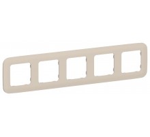 FLITE Artistic Рамка 5-ая РУ-5-А-ФлЛ льняной  FI-M52-31-20-K88  IEK