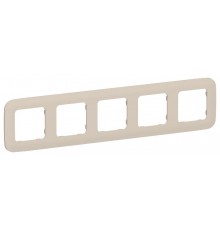 FLITE Artistic Рамка 5-ая РУ-5-А-ФлЛ льняной  FI-M52-31-20-K88  IEK