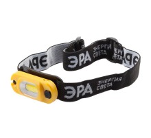 Фонарь налобный 1хLED (COB) аккумулятор Li GA-801 Практик, microUSB, шарнир, клипса  Б0030186  ЭРА