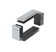 Комплект для обеспечения степени защиты IP44 в местах соединения секций лотков 150х80, цинк-ламельный(аналог горячеоцинкованный)  SIP00815HDZL  DKC