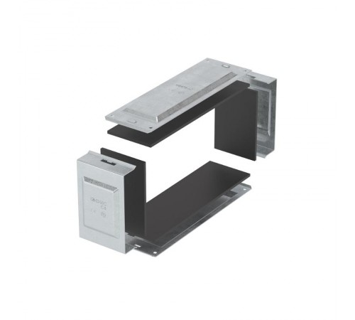 Комплект для обеспечения степени защиты IP44 в местах соединения секций лотков 150х80, цинк-ламельный(аналог горячеоцинкованный)  SIP00815HDZL  DKC