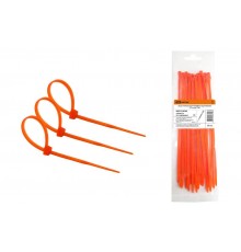 Хомут нейлоновый 4.8х400мм (оранжевый) (25 штук)  SQ0515-0369  TDM