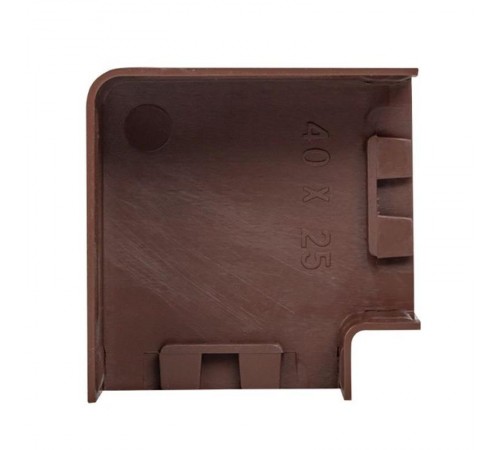 Поворот 90 гр. (40х25) (4 шт) Plast EKF PROxima  под темное деревоabd-40-25x4EKF