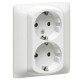 Galea Life Белый Розетка 2х2К+Знем.с.шт  771031  Legrand