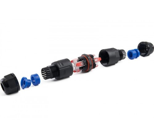 Соединитель-коннектор 3-контакт, с СМК221 пружинным контактом, водонепроницаемый, LD533  49190  STEKKER