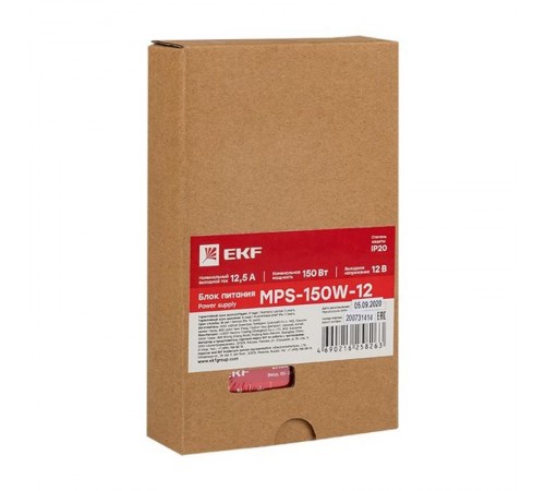 Блок питания 12В MPS-150W-12  Proxima  mps-150w-12  EKF
