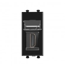 HDMI розетка "Черный квадрат" Avanti модульная, тип А-А, 1 мод  4402251  DKC